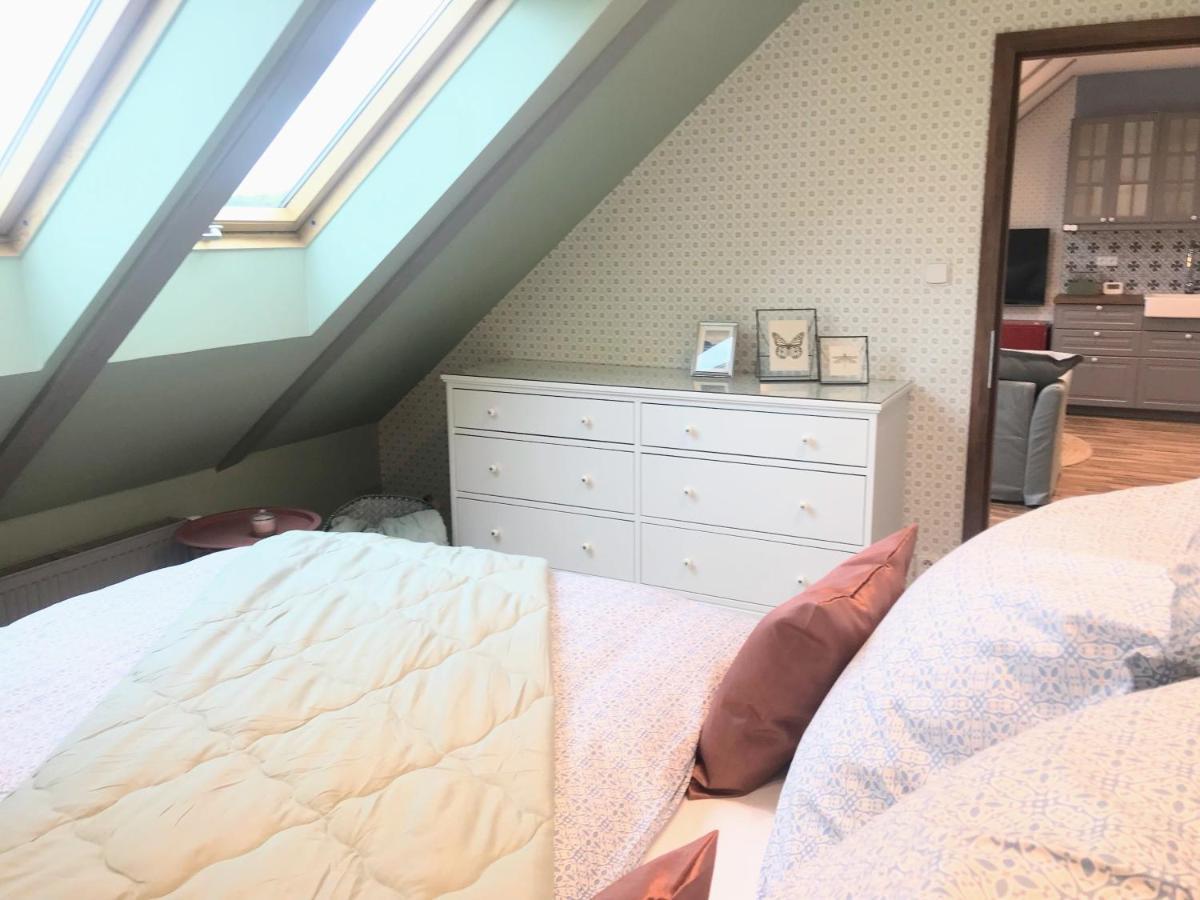 Attic Apartment On Waterfront / View / Netflix Prag Eksteriør billede